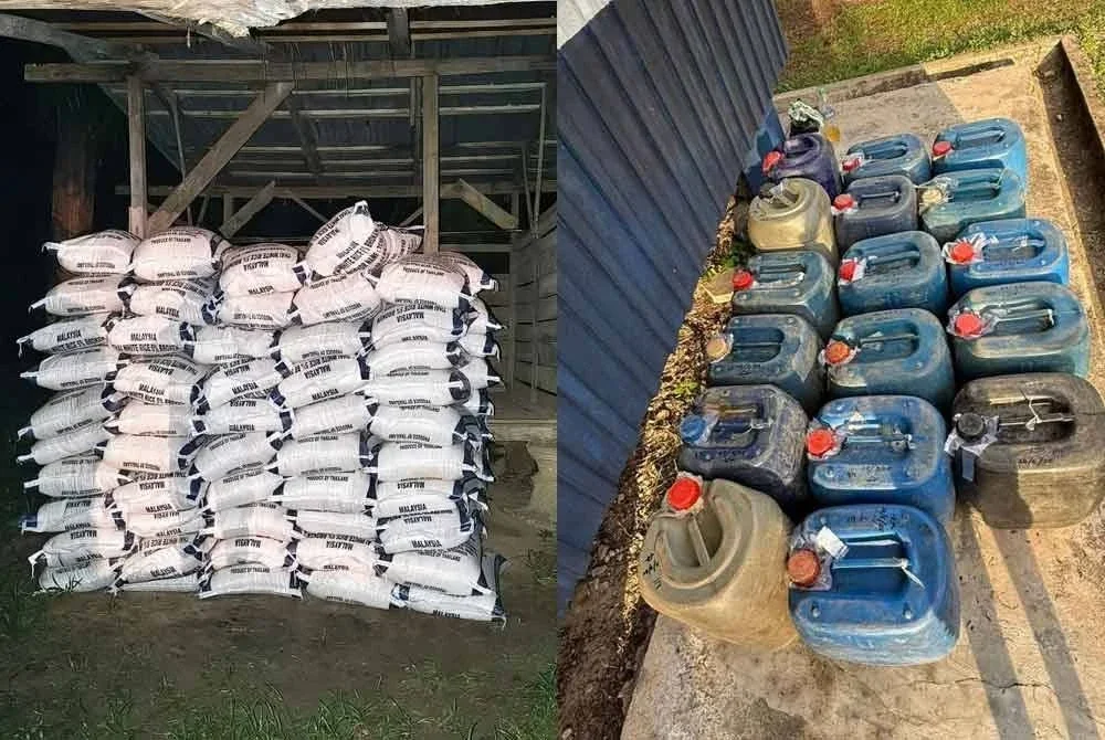 PGA merampas beras dan petrol seludup bernilai RM21,537.50 dalam dua serbuan berasingan di Rantau Panjang serta Tumpat semasa penugasan Op Taring Wawasan pada Selasa.