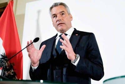 Karl Nehammer - Foto: Agensi