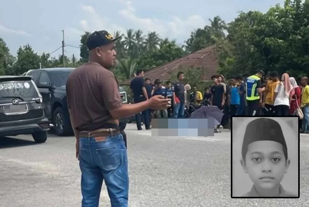 Mangsa maut di tempat kejadian akibat kecederaan di bahagian badan. - Foto: TULAR