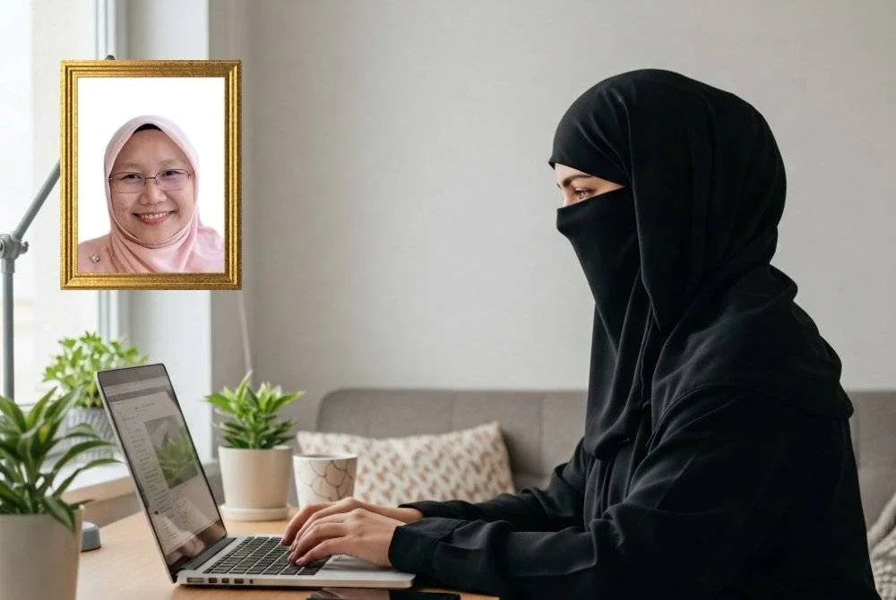 TEKNOLOGI terkini hanyalah alat untuk melakukan sesuatu perkara menjadi lebih baik, namun perlu berhati-hati menggunakannya. Foto Canva/Gambar kecil: ASHLAH