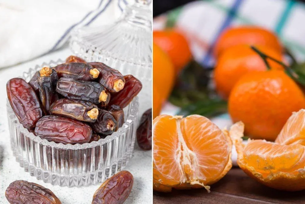 Limau mandarin dan kurma sebahagian daripada buah-buahan import terpilih yang dikecualikan daripada SST. Foto 123RF