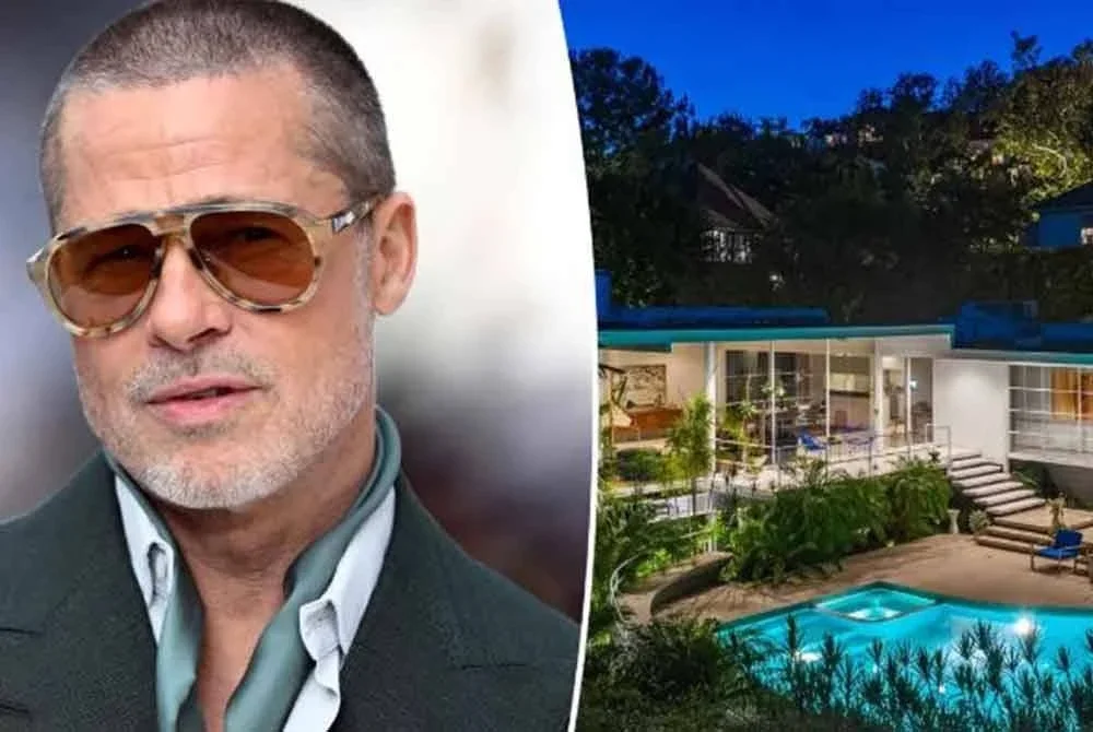 Pitt berada di luar negara untuk mempromosikan filem Formula 1 ketika kejadian rompakan tersebut. - Foto Agensi