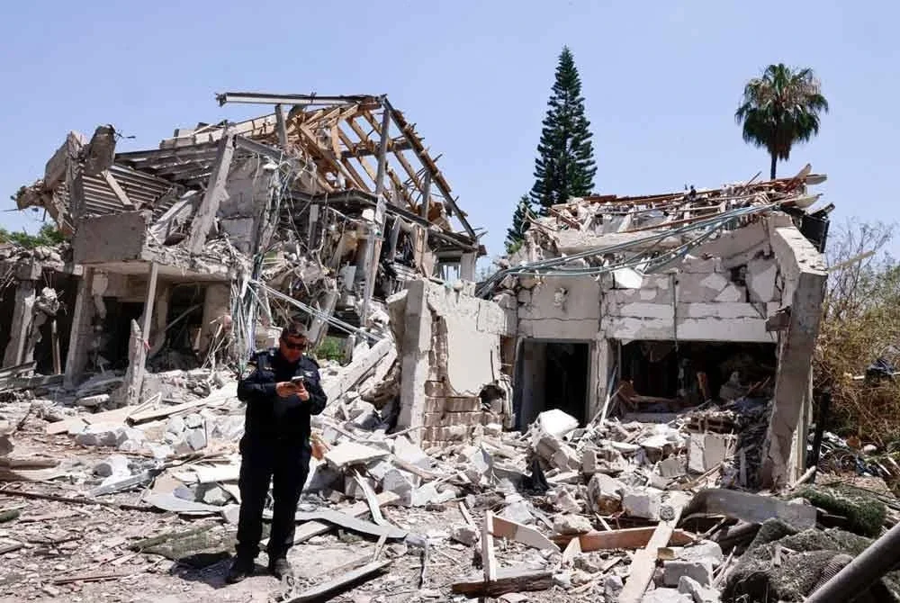 Teheran melancarkan enam gelombang serangan misil ke atas Tel Aviv sebelum gencatan senjata rapuh berkuat kuasa.