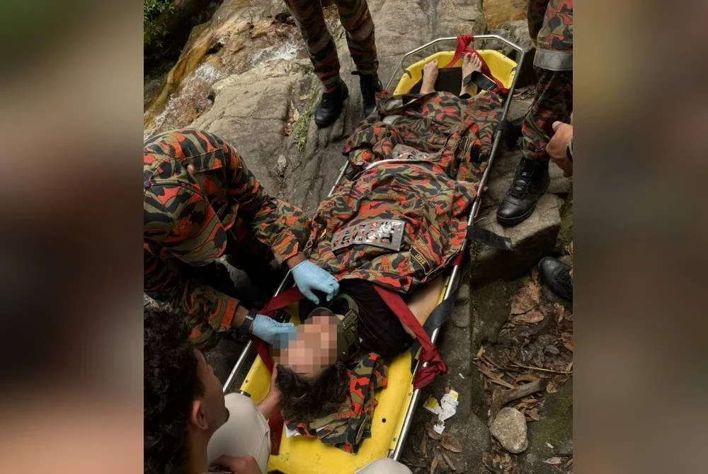 Mangsa alami kecederaan di kaki kiri, tangan kiri dan tulang belakang. JBPM Selangor