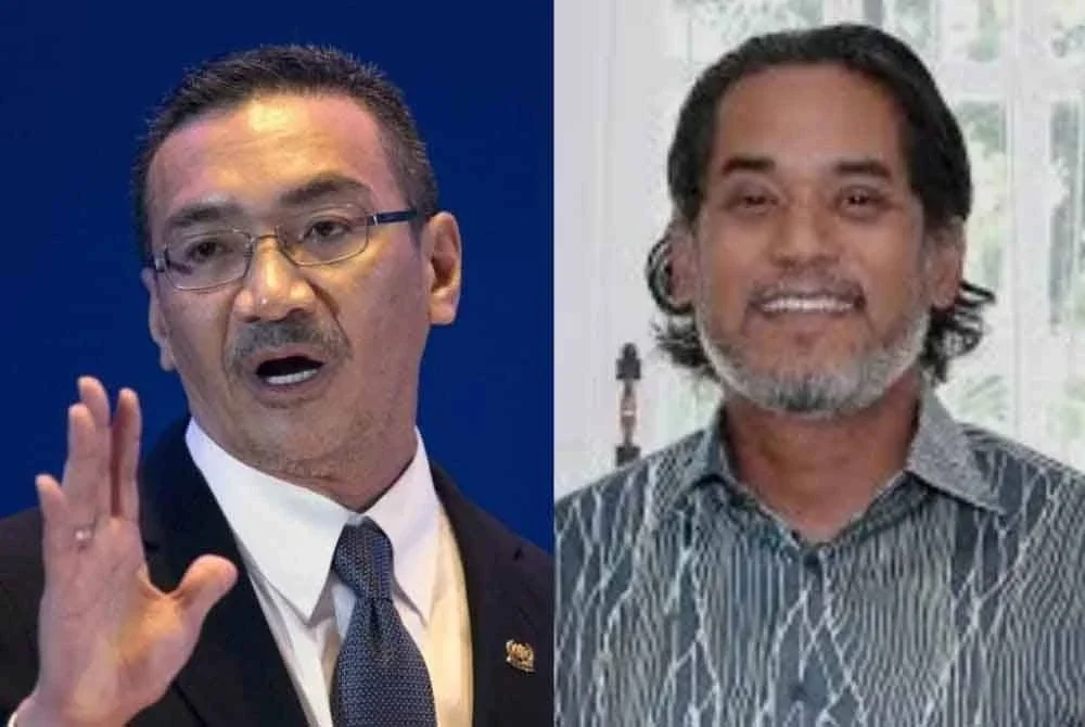 Hishamuddin (kiri), Khairy Jamaluddin