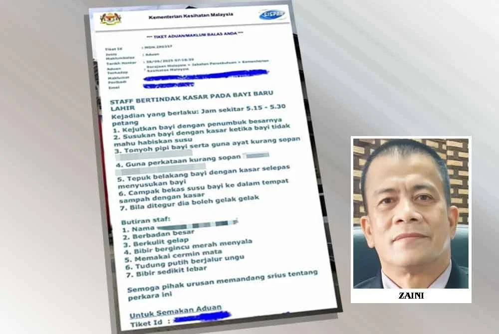 Tangkap layar kenyataan yang tular di media sosial.