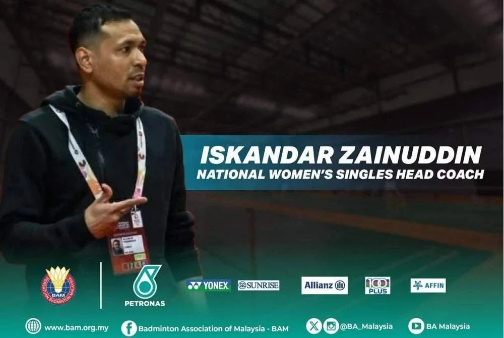 Iskandar dilantik sebagai ketua jurulatih perseorangan wanita BAM. Foto FB BAM