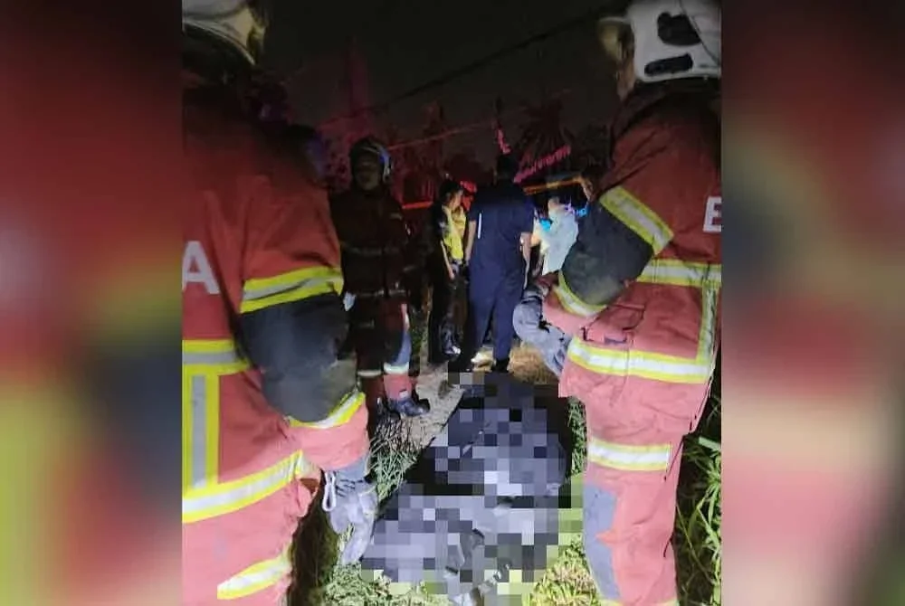 Seorang wanita warga emas ditemui rentung dalam kebakaran rumah jenis dua tingkat di Kampung Mansiang Manggatal, di sini pada malam Isnin.