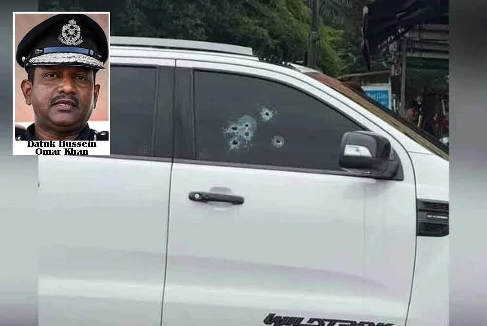 Seorang lelaki ditemui maut ditembak dalam sebuah kenderaan pacuan empat roda di Lorong Mahang 1, Taman Meru Utama.