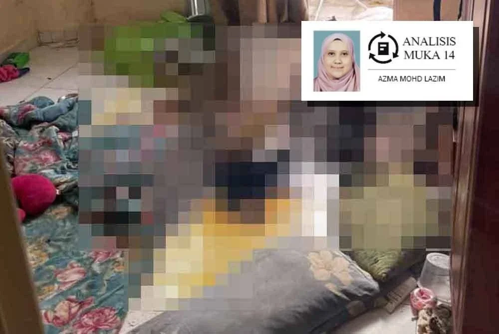 Mayat wanita yang ditemui hampir reput bersama anak perempuannya di sebuah pangsapuri di Jalan Bukit Gambir, George Town, Pulau Pinang pada malam Isnin.