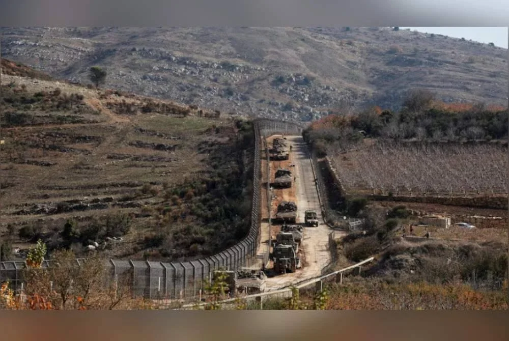 Israel mengerahkan tentera mereka ke Bukit Golan tidak lama selepas rejim Assad digulingkan pada Disember 2024. Foto Agensi