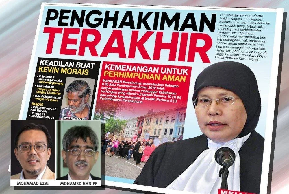 Laporan Sinar Harian pada Rabu. (Gambar kecil: Mohamad Ezri, Mohamed Haniff)