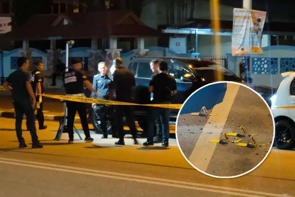 Seorang lelaki nyaris maut apabila kenderaan pacuan empat roda dipandunya ditembak dari jarak dekat oleh individu tidak dikenali berhampiran sebuah sekolah rendah di Sungai Nyior.