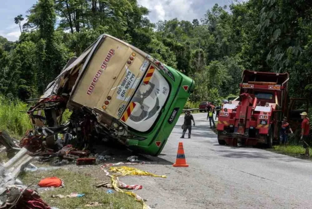 Kemalangan tragis yang meragut nyawa seramai 15 penuntut UPSI di Gerik, Perak pada 9 Jun lalu.