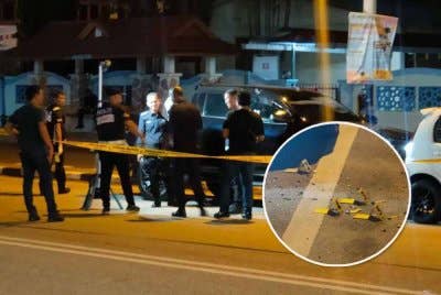 Seorang lelaki nyaris maut apabila kenderaan pacuan empat roda dipandunya ditembak dari jarak dekat oleh individu tidak dikenali berhampiran sebuah sekolah rendah di Sungai Nyior.