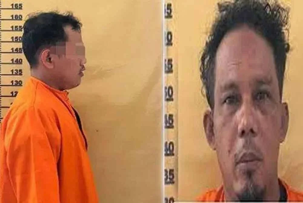 ZM (kanan) dan RR kini ditahan pihak berkuasa untuk membantu siasatan. Foto Agensi