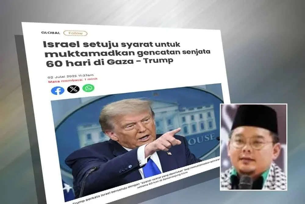 Laporan Sinar Harian pada Rabu. Gambar kecil: Ahmad Fahmi