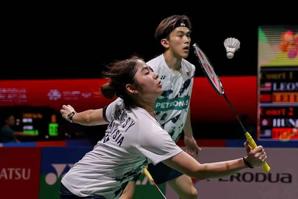 Su Yin (kiri) dan Pang Ron bakal menggalas cabaran negara pada Terbuka Jepun dan China pertengahan bulan ini. Foto Agensi