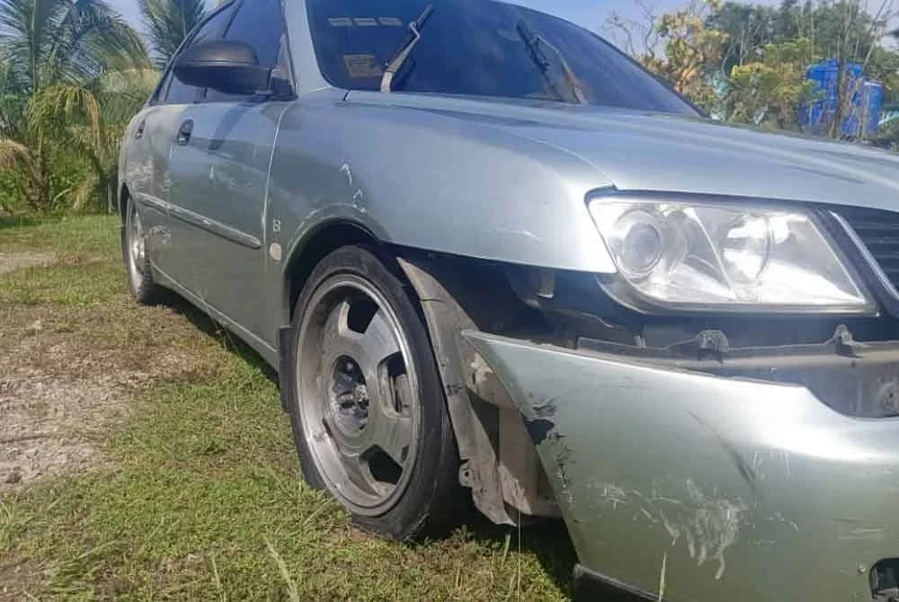 Kenderaan yang digunakan suspek.