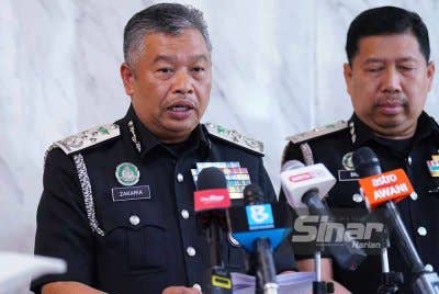 Sidang Media Ketua Pengarah Imigresen Malaysia, Datuk Zakaria Shaaban di Ibu Pejabat Jabatan Imigresen Putrajaya pada Rabu. FOTO SINAR HARIAN/MOHD HALIM ABDUL WAHID