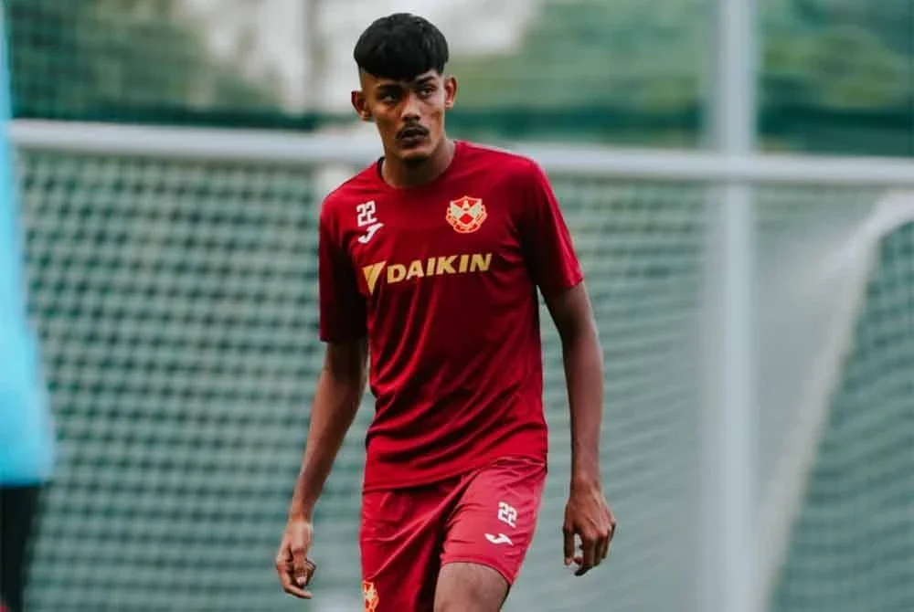 Moses turut mencuri tumpuan apabila terpilih menyarung jersi skuad Bawah 20 tahun Harimau Malaya dalam kempen Piala Asia B-20 2024. - Foto Selangor FC