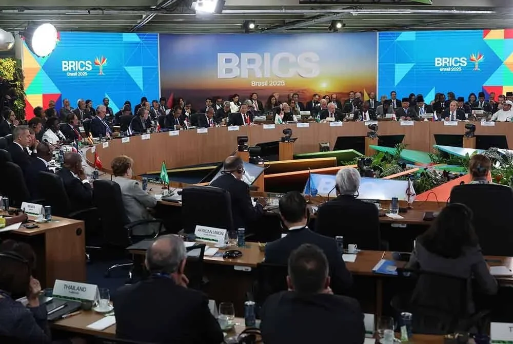 Pemimpin negara-negara BRICS pada Ahad menggesa pelaksanaan gencatan senjata tanpa syarat di Semenanjung Gaza. Foto Bernama