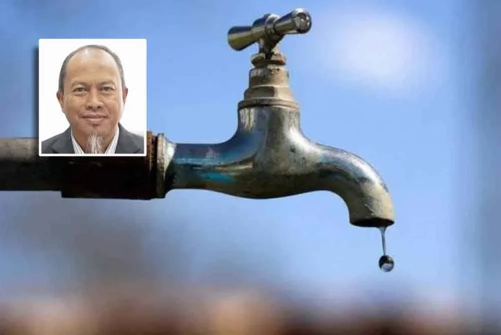 Gangguan bekalan air itu susulan daripada kerja-kerja penyelenggaraan menyeluruh di LRA Sultan Iskandar, Pasir Gudang. (Gambar kecil: Anuar)