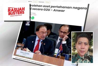 Laporan Sinar Harian mengenai peroleh aset negara kini secara G2G. (Gambar kecil: Hamdan Daniel)
