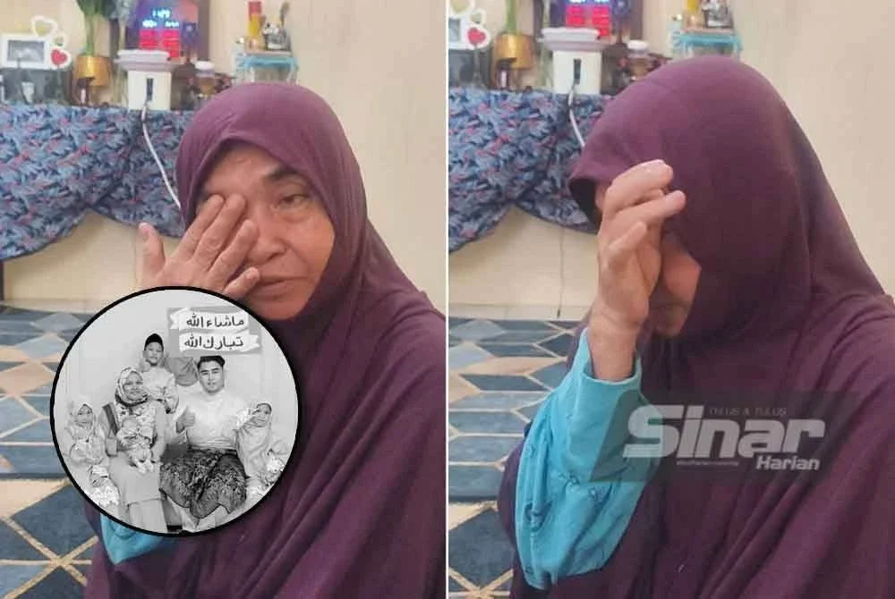 Nazirah gagal menahan sebak apabila bercerita pertemuan terakhir bersama Azmi semasa ditemui di rumahnya di Taman Seri Aman, Jitra pada Rabu.