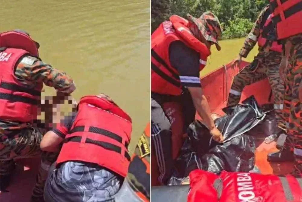 Mayat Muhammad Isyraf Danish Razmi, 15, ditemui pada jam 12.40 tengah hari di kawasan Empangan Sungai Kobat, kira-kira satu kilometer dari lokasi mangsa dipercayai tergelincir.
