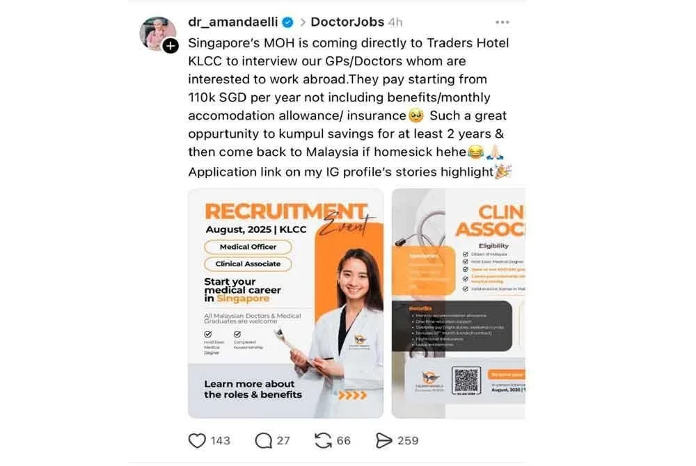 Tangkap layar Threads @dr_amandaelli