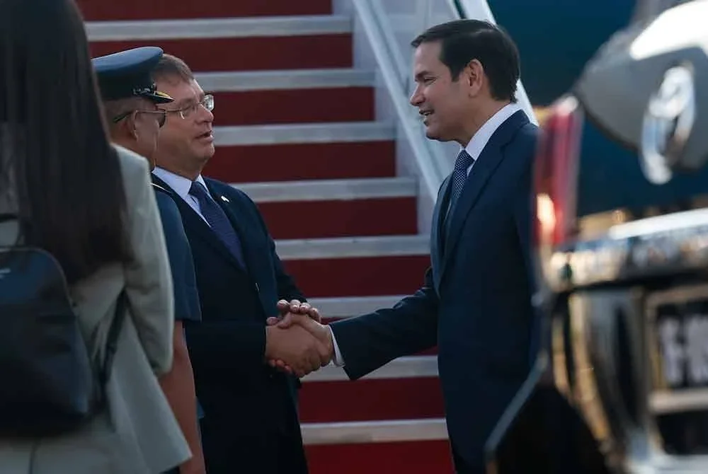 Setiausaha Negara Amerika Syarikat (AS) Marco Rubio tiba di sini pada Khamis bagi menghadiri mesyuarat peringkat tinggi sempena Mesyuarat Menteri-Menteri Luar ASEAN ke-58 dan mesyuarat berkaitan yang dianjurkan Malaysia di bawah Kepengerusian ASEAN 2025. Foto Bernama