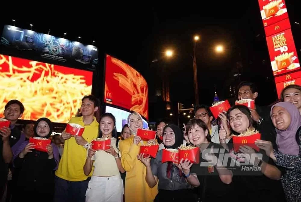 Sambutan kali ini turut meneruskan legasi kreativiti McDonald’s Malaysia dalam memperingati Hari Kentang Goreng Sedunia. Foto SINAR HARIAN/ROSLI TALIB