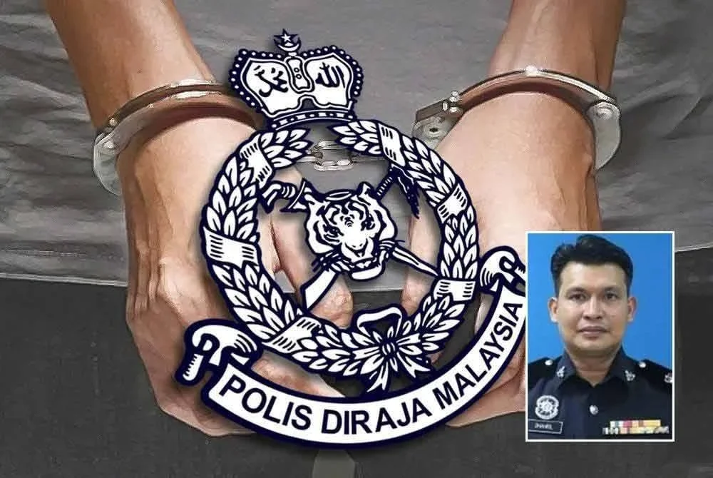 Seorang lelaki ditahan kerana melakukan ugutan jenayah terhadap seorang pengawal keselamatan yang bertugas di Kompartmen 214, Hutan Simpan Tras, Raub. Gambar hiasan (Gambar kecil: Mohd Shahril)