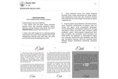 Diana Tahir dan Rahim Shukor tampil menepis dakwaan yang dikaitkan dengan program dijalankan oleh syarikat mereka.