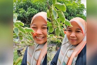 Tangkap layar hantaran video dimuat naik Siti Rosemynah pada Ahad. Kredit/ TikTok @kaksitibidan3