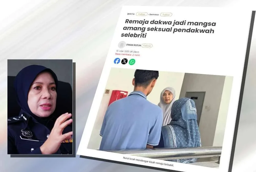 Laporan Sinar Harian pada Ahad lalu. (Gamabr kecil: Siti Kamsiah)