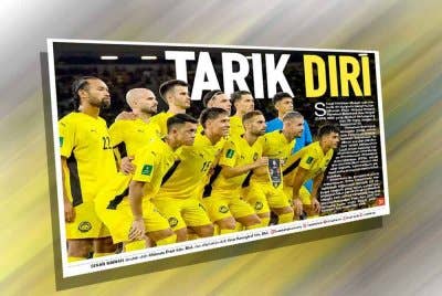 Laporan Sukan Sinar pada Khamis mengenai isu FAM menarik diri daripada kejohanan Piala Negara-Negara Persatuan Bolasepak Asia Tengah (CAFA) 2025.