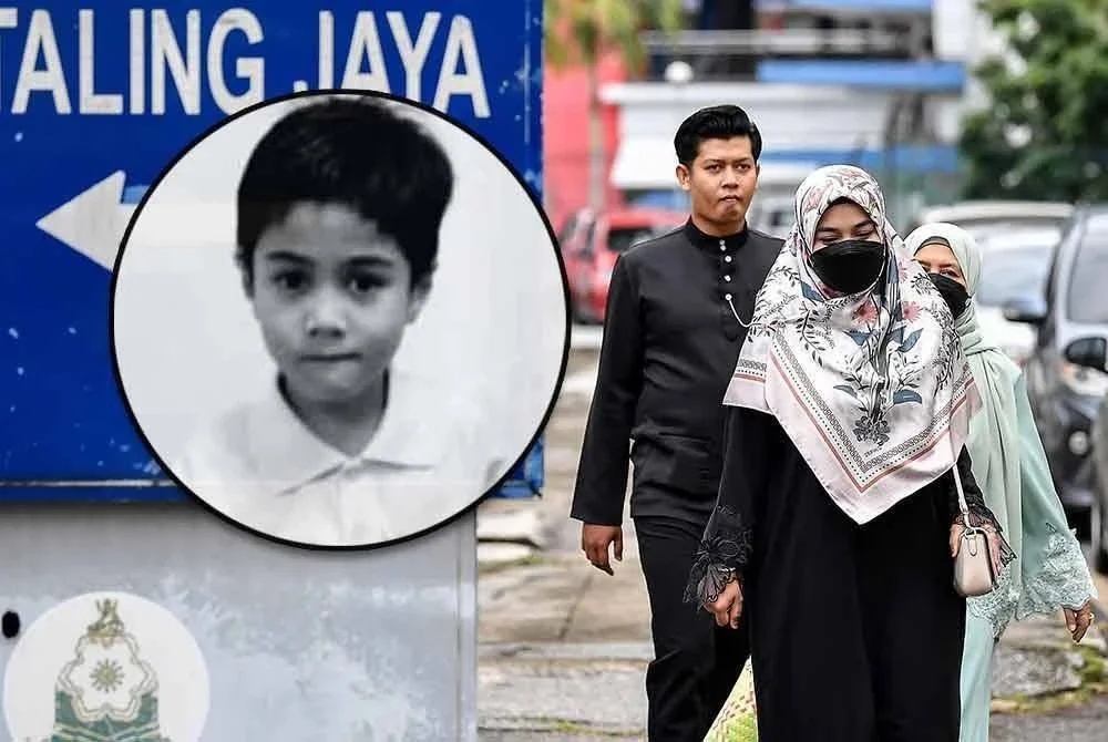 Zaim Ikhwan dan Ismanira hadir ke Mahkamah Sesyen Petaling Jaya bagi prosiding kes mengabai Zayn Rayyan pada prosiding lalu.
