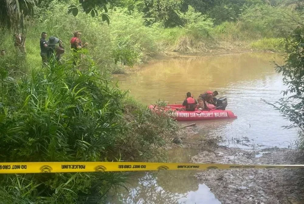 Operasi SAR yang dilakukan di Sungai Tui, Bukit Kepong sebelum ini.