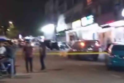 Polis sedang mengesan seorang lelaki yang melepaskan tembakan ketika cuba menyamun sebuah premis di Taman Megah Ria, Seri Alam, pada petang Sabtu. - Foto tular