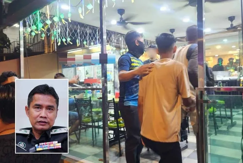 JIM Kuala Lumpur menjalankan pemeriksaan ke atas sebuah restoran di Bukit Bintang pada Selasa. Gambar kecil: Wan Mohammed Saupee