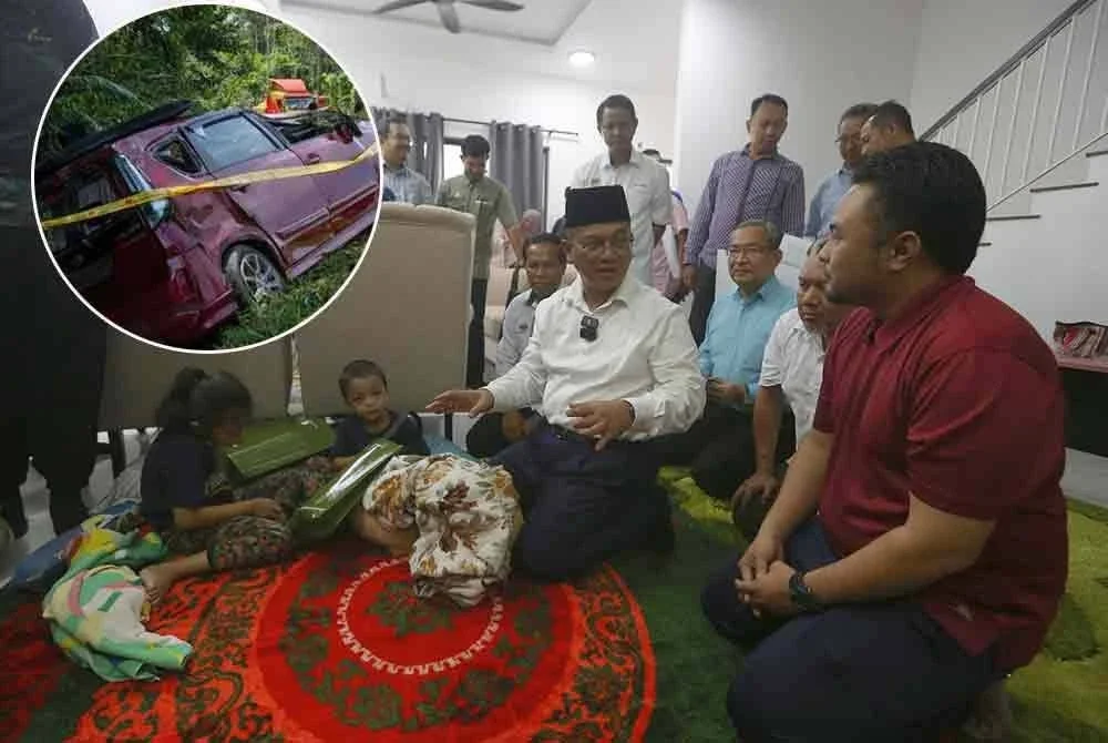 Mohd Na'im menziarahi keluarga Mohd Lutfi melalui Program Ziarah Madani Peduli di Sungai Petani pada Selasa.