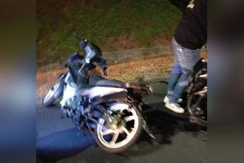 Gambar tular kemalangan berlaku.