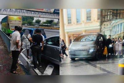 Antara kenderaan dipercayai menjalankan kegiatan prebet sapu yang ditahan dalam operasi dijalankan di Subang Jaya pada Isnin.