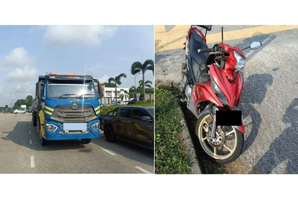 Seorang warga emas maut selepas terjatuh dan digilis lori ketika cuba memotong dari sebelah kiri dalam kejadian di Felda Ulu Tebrau, Johor.