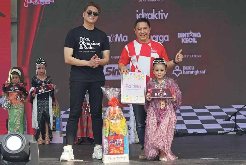 Ifra Mikayla dinobatkan Juara Himpunan Cilik Ala Saloma dan P Ramlee. Foto SINAR HARIAN/ROSLI TALIB