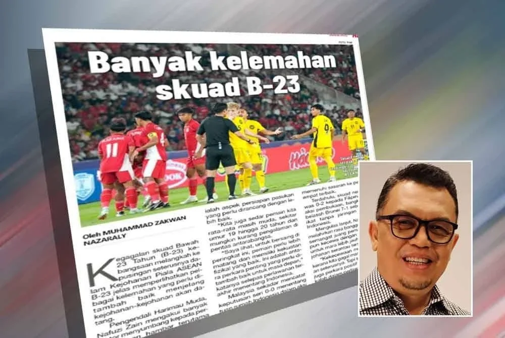 Laporan Sinar Harian pada 23 Julai lalu. Gambar kecil: Zainal Abidin
