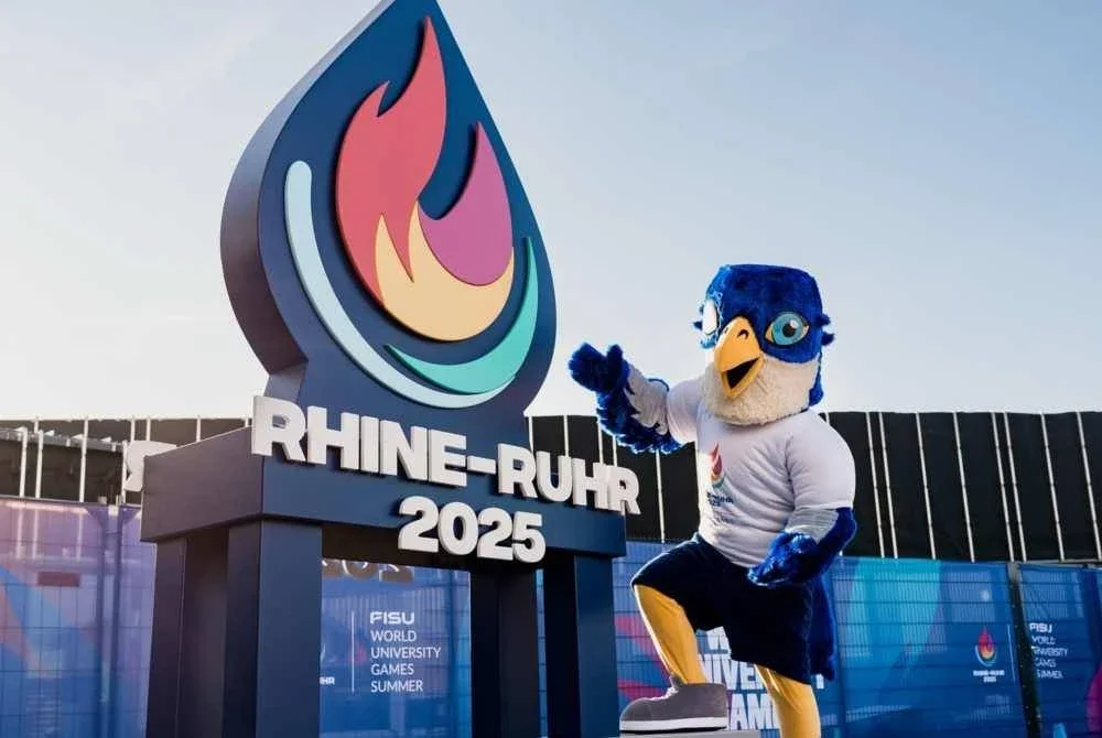 WUG 2025 yang menampilkan lebih 8,500 atlet dari 150 negara melabuhkan tirainya awal pagi Isnin. Foto FB Rhine-Ruhr 2025 FISU World University Games