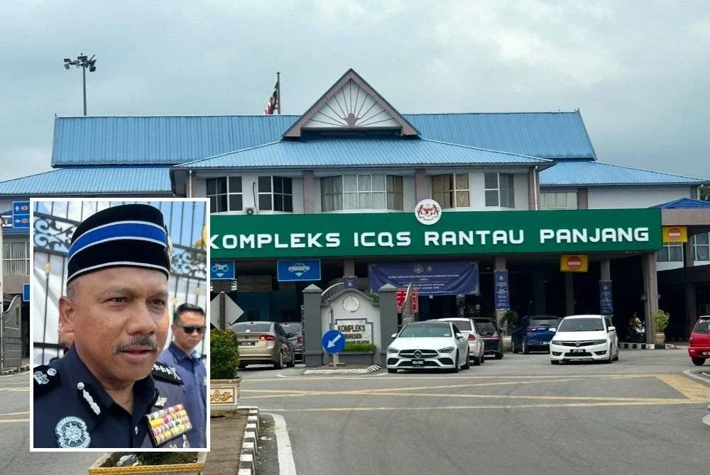 ICQS Rantau Panjang antara laluan aktif rentas negara. Foto Sinar Harian ADILA SHARINNI WAHID (Gambar kecil: Mohd Yusoff)